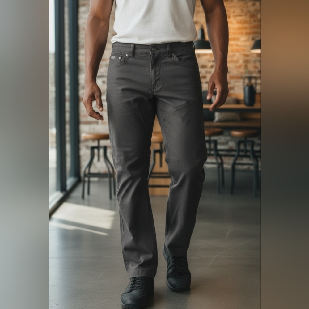KÜHL Men’s Gray Stretch Performance Outdoor Travel Pants Lightweight Size 30/32